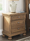 Vandenmore Queen Panel Bed with Mirrored Dresser and Nightstand