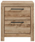 Hyanna Two Drawer Night Stand